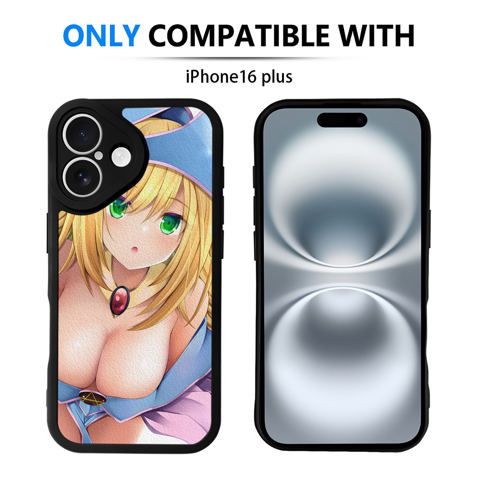 （画像用） 遊☆戯☆王 Yu-Gi-Oh! 【iPhone 16シリーズ対応】シリコンスマホケース（レザー調） 材質：シリコン